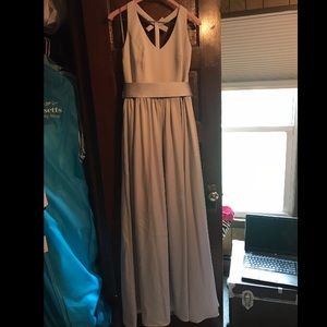 Grey Vera Wang dress